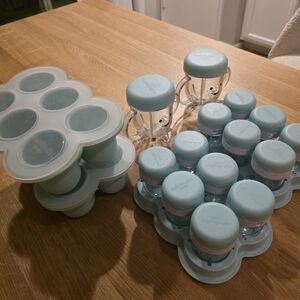 Mint Green Baby Food Storage Set